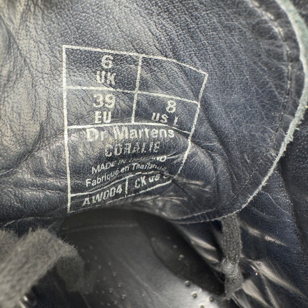 Dr. Marten's Quilted Black Leather Coralie Boot 39EU / 8W - Picture 8 of 8